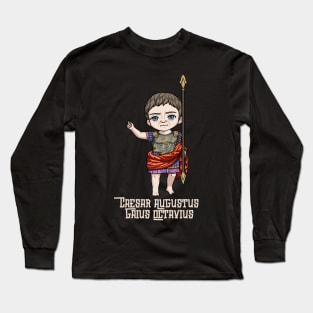 Augustus: A Royal Design Celebrating the Power and Wisdom of Rome's First Emperor Long Sleeve T-Shirt